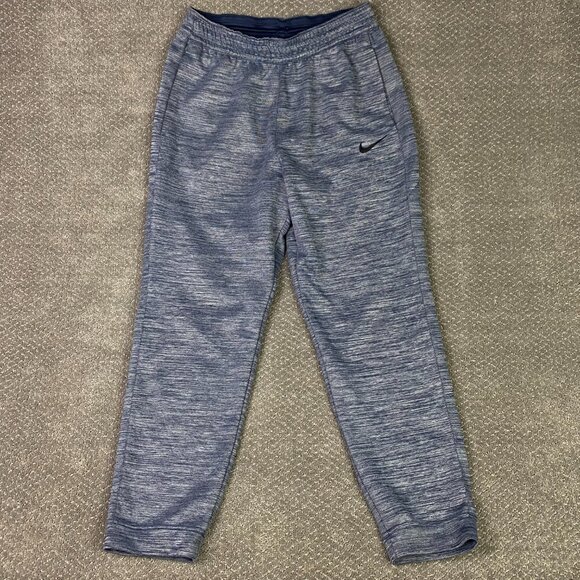 Nike Joggers Sweatpants Mens Large Blue Heather Spotlight Basketball Gym Pants - Picture 2 of 15